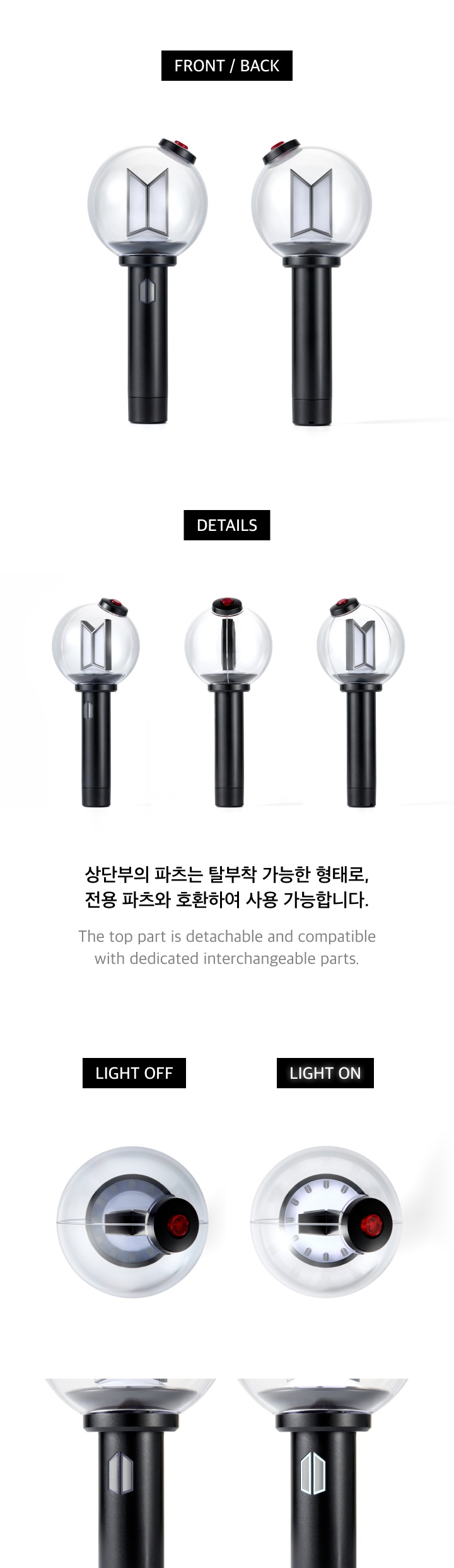 Preventa Lightstick BTS version 4 Chile Oficial